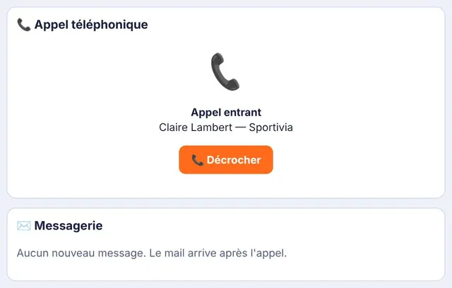 Capture d'écran du jeu Allo ! Le client appelle ! – Niveaux 1 et 2 (2nde GATL)